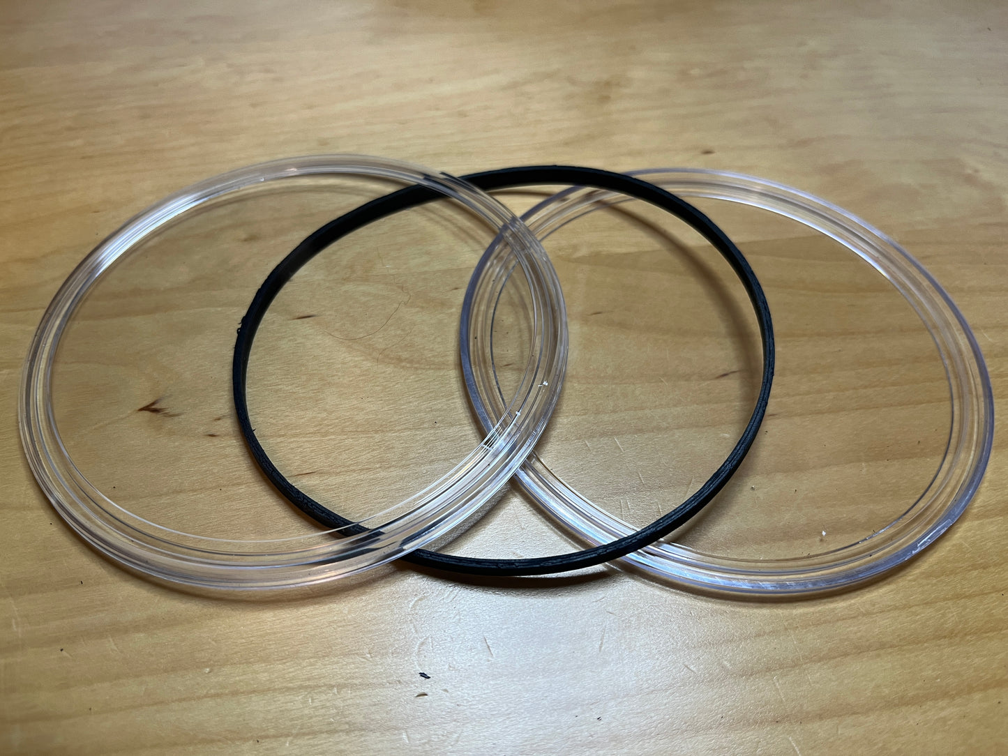 Clear Top / Clear Bottom - Round